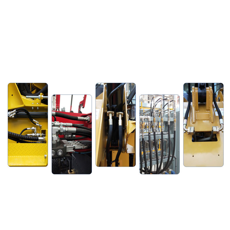 لوله هیدرولیک سرپل مقاوم در برابر سایش / SAE 100 R13 لوله هیدرولیک 1/4 اینچ 3/4 اینچ