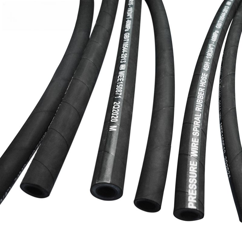 SAE 100 R12 1/4 اینچ 3/4 اینچ مکش فولاد سیم تراخته لوله هیدرولیک لوله