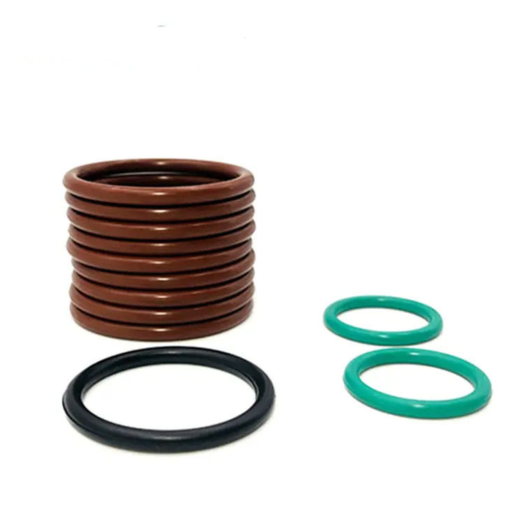 نیترل Buna O Ring سیاه قهوه ای AS568 60 70 90 FKM NBR مهر لاستیکی با فشار بالا