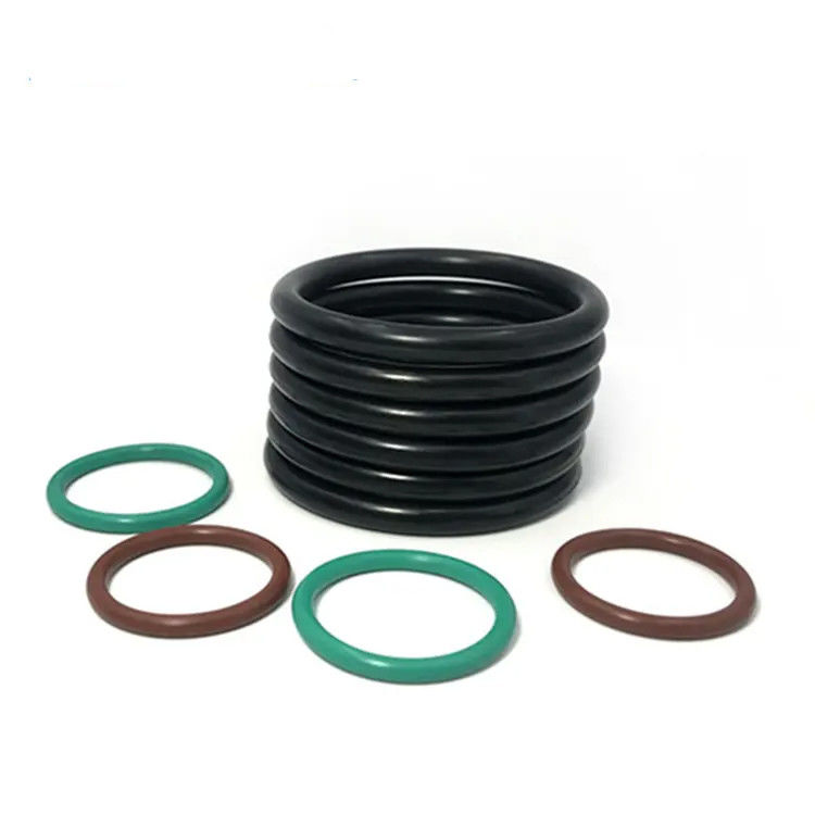 نیترل Buna O Ring سیاه قهوه ای AS568 60 70 90 FKM NBR مهر لاستیکی با فشار بالا