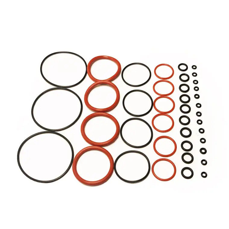 حلقه های سفارشی NBR O High Precision FPM FFKM HNBR NBR FKM سیلیکون لاستیک O