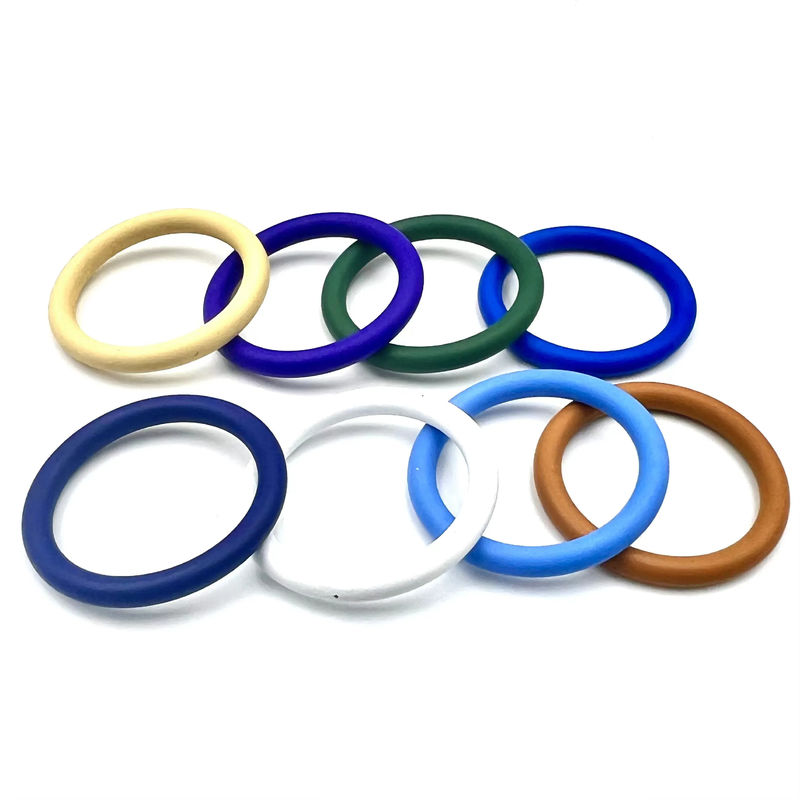 NBR FKM EPDM O حلقه نایتریل لاستیک O حلقه مهر رنگ سفارشی اندازه
