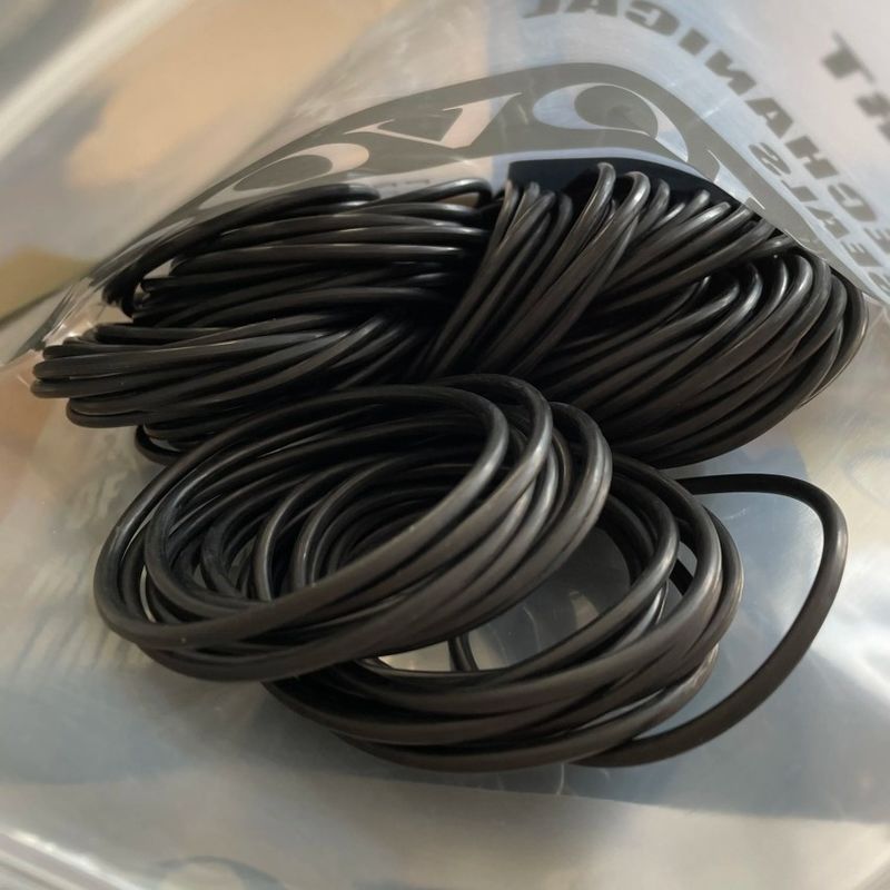 سیلیکون FKM EPDM NBR O حلقه ها ، مهر نایتریل لاستیک O حلقه های مختلف
