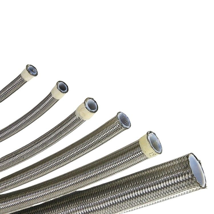 فولاد ضد زنگ لوله انعطاف پذیر تراشیده لوله لوله PTFE لوله فلزی برای خط لوله روغن سوخت