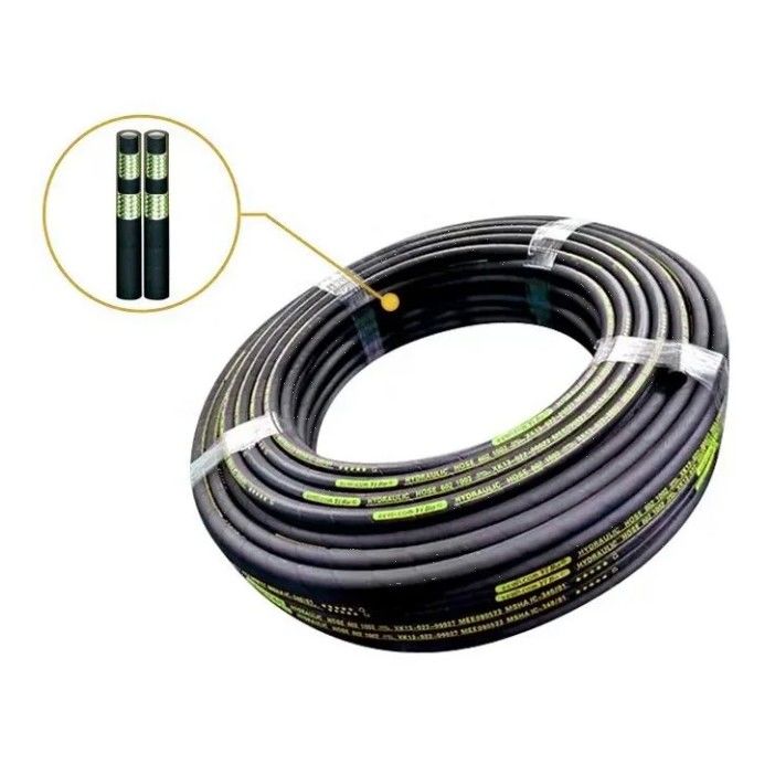 دستگاه پیچ و خم کردن لوله هیدرولیک En853 1sn با لایه بیرونی سیاه روغن و لایه داخلی مقاوم به روغن