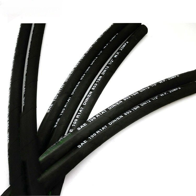 فشار بالا 3/8 1sn لوله هیدرولیک تراختن لوله SAE 100r1 En853 فشار روغن سوخت صنعتی لوله لوله هیدرولیک
