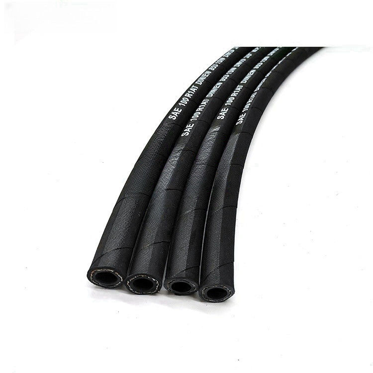 فشار بالا 3/8 1sn لوله هیدرولیک تراختن لوله SAE 100r1 En853 فشار روغن سوخت صنعتی لوله لوله هیدرولیک